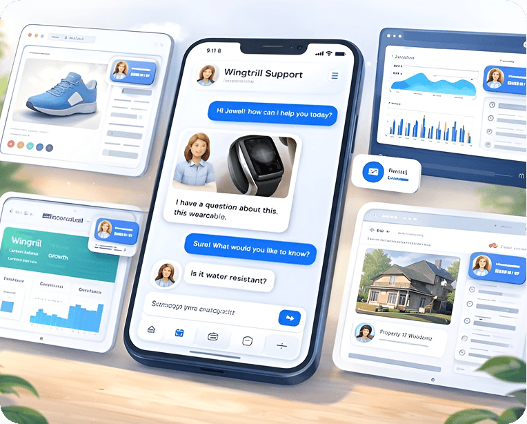 Embedded Chat for products